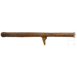 A German iron hackbut gun, circa 1500