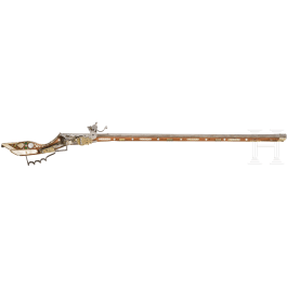 A Silesian wheellock rifle (tschinke), circa 1650