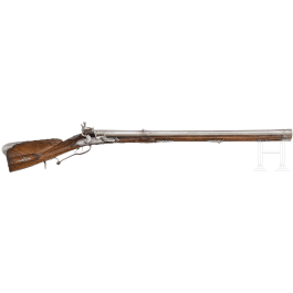 A South German flintlock rifle, circa 1710