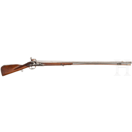 A flintlock shotgun, Ponsin in Li&egrave;ge, 18th century