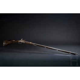 A distinguished French flintlock shotgun by Jean Baptiste Laroche, Arquebusier du Roi Louis XV, Paris, ca. 1750