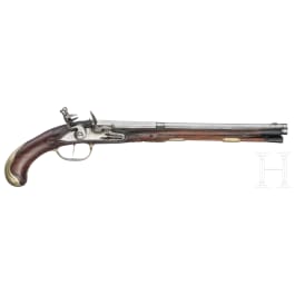 A long flintlock pistol by C. Dettenrieder in Ulm, circa 1720
