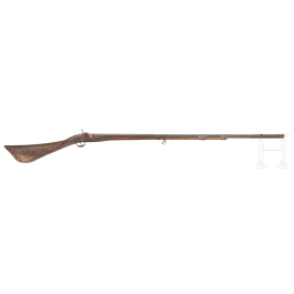 A Sardinian converted percussion rifle, circa 1820