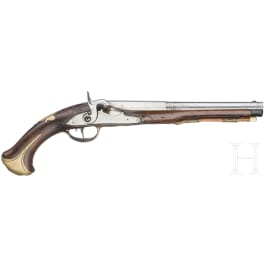 A South German percussion pistol, circa 1780