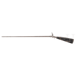An early air gun with stock reservoir, 18th century