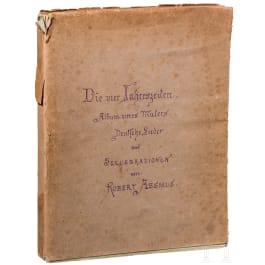 Robert Assmus, "Die vier Jahreszeiten: Album eines Malers", M&uuml;nchen, 2. H&auml;lfte 19. Jhdt.