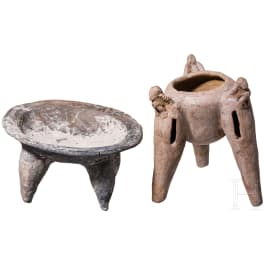 Zwei pr&auml;kolumbische Schalen, Costa Rica/Guatemala, wohl 500 - 1300 n. Chr.