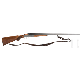 a double-barrel side.by-side shotgun CZ .16/70