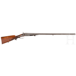 A side-by-side shotgun by Klein in Bamberg, ca. 1900