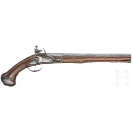 A military flintlock pistol, circa 1700