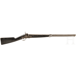 A percussion cavalry carbine, probably Bavarian, circa 1840