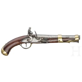 An M 1763/66 flintlock pistol, St. &Eacute;tienne