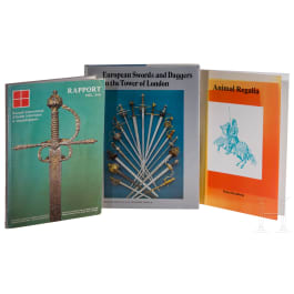 Drei B&uuml;cher zum Thema alte Waffen, 2. H&auml;lfte 20. Jhdt.