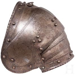 Ge&auml;tzte Harnischschulter, s&uuml;ddeutsch, um 1570
