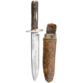 Zwei Bowie Messer, Sheffield (GB), um 1860