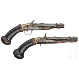 Ein seltenes Paar Windpistolen, System Girandoni, St&ouml;rmer in Herzberg, um 1820