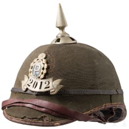 Helm f&uuml;r Angeh&ouml;rige der argentinischen Polizei, um 1930