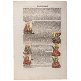 Seite CXXVII aus &bdquo;Liber chronicarum" (Schedelsche Weltchronik), N&uuml;rnberg, Anton Koberger, 1493