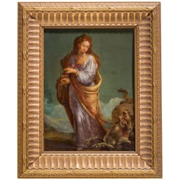 &bdquo;Heilige Margaretha", Anonym (wohl s&uuml;ddeutsch oder fl&auml;misch), um 1700