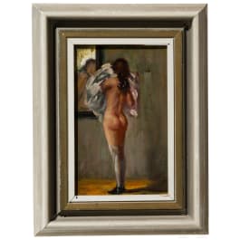 „Weiblicher Akt", Max Brüning (Delitzsch 1887–1968 Lindau/Bodensee)