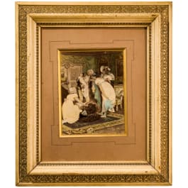 „Der Stammhalter", nach Franz Xaver Simm (Wien 1853–1918 München), 2. Hälfte 19. Jhdt.