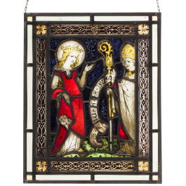 Bleiverglasung (Glasfenster), deutsch, 19. Jhdt.