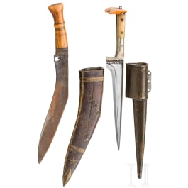 Choora und Kukri, Afghanistan und Nepal, Mitte 20. Jhdt.