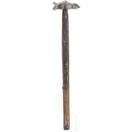Sp&auml;tgotischer Reiterhammer im Stil des 15. Jhdt., moderne Replik