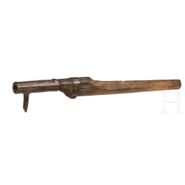 Sp&auml;tgotische Hakenb&uuml;chse (Handb&uuml;chse), &Ouml;sterreich, erste H&auml;lfte 15. Jhdt.