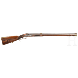 Aptierte Perkussionsb&uuml;chse, Johann Andreas Kuchenreuter in Regensburg, um 1780