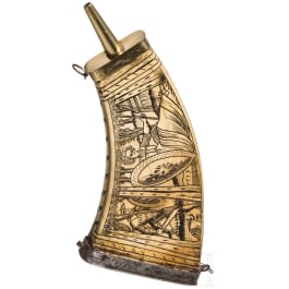 Musketier-Pulverflasche, deutsch, um 1600