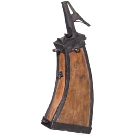 H&ouml;lzerne Musketier-Pulverflasche, deutsch, um 1600