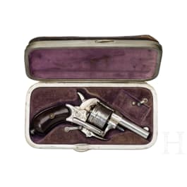 A cased Bulldog-Revolver by an unknown maker