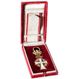 The estate of a General Music Director - A cased Knight's Cross of the Danish Order of the Dannebrog