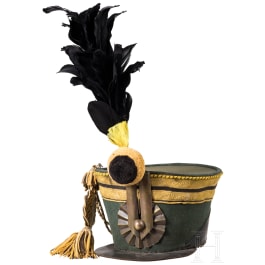 A shako M 1836 shako for NCO&acute;s in the 10th Hussar Regiment