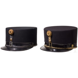 Two caps for officers of the Austro-Hungarian Army