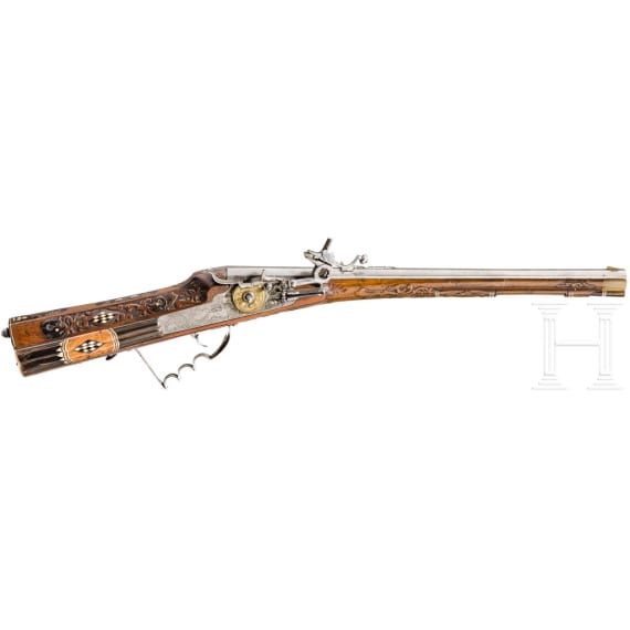 A southern German wheellock carbine, circa 1750