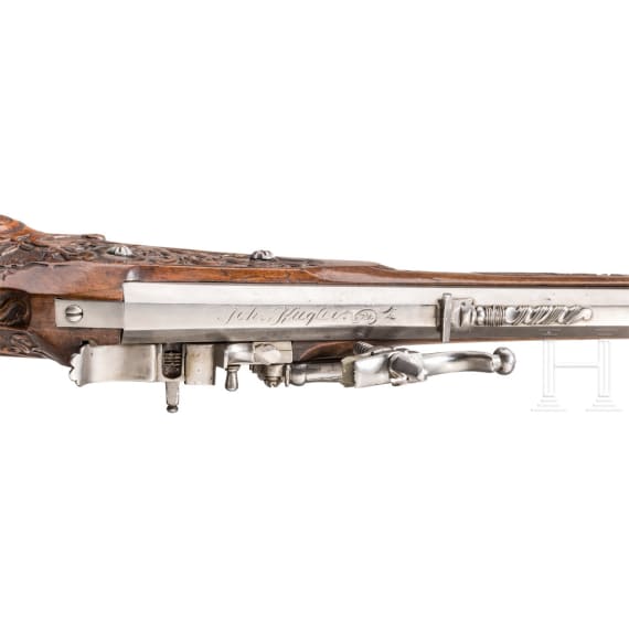 A southern German wheellock carbine, circa 1750