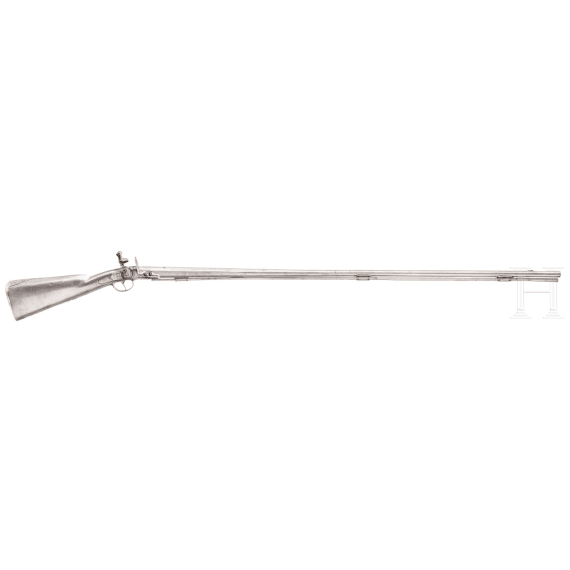 A significant all-metal flintlock rifle, Johann Glett, Passau, circa 1680/90