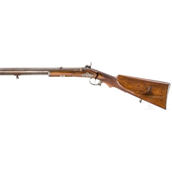 Schwerer Perkussionsstutzen, Carl Pirko, Wien, um 1840