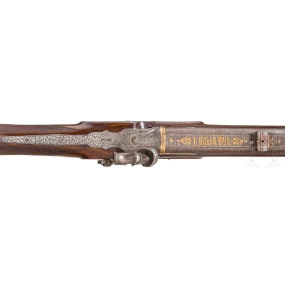 Schwerer Perkussionsstutzen, Carl Pirko, Wien, um 1840