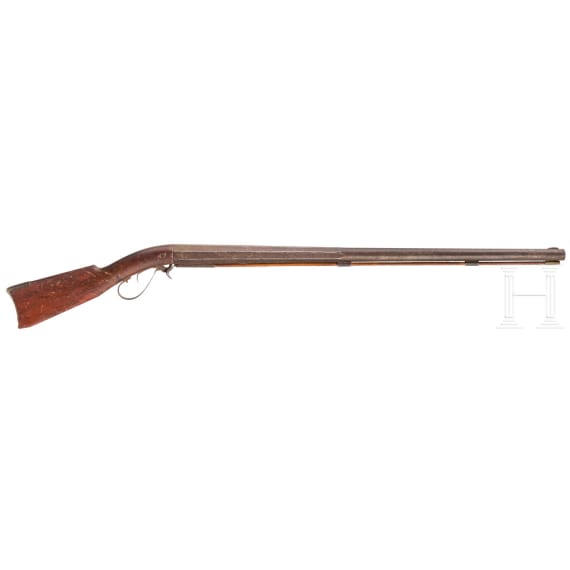 Schweres Unterhammer-Perkussionsgewehr, USA, um 1850