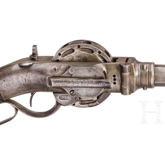 Revolving Turret Rifle System Porter, USA, um 1850