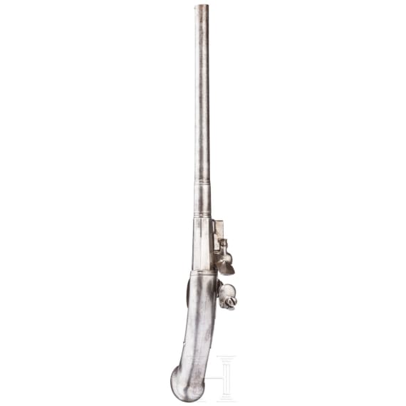 A rare all-metal flintlock pistol, Cloeter, Mannheim, circa 1680/90