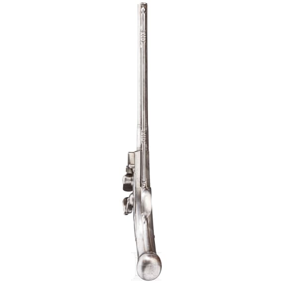 A rare all-metal flintlock pistol, Cloeter, Mannheim, circa 1680/90
