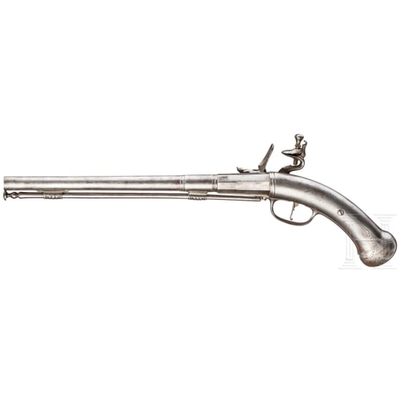 A rare all-metal flintlock pistol, Cloeter, Mannheim, circa 1680/90