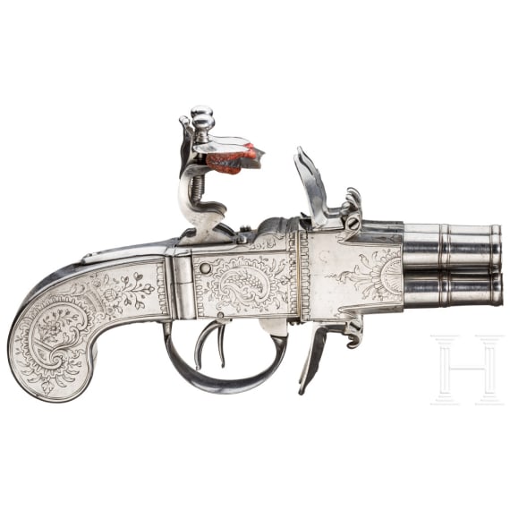 Vierl&auml;ufiges Ganzmetall-Wenderterzerol, um 1800