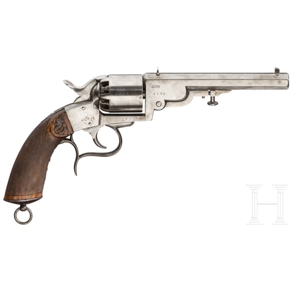 Perkussionsrevolver System Deprez, um 1850