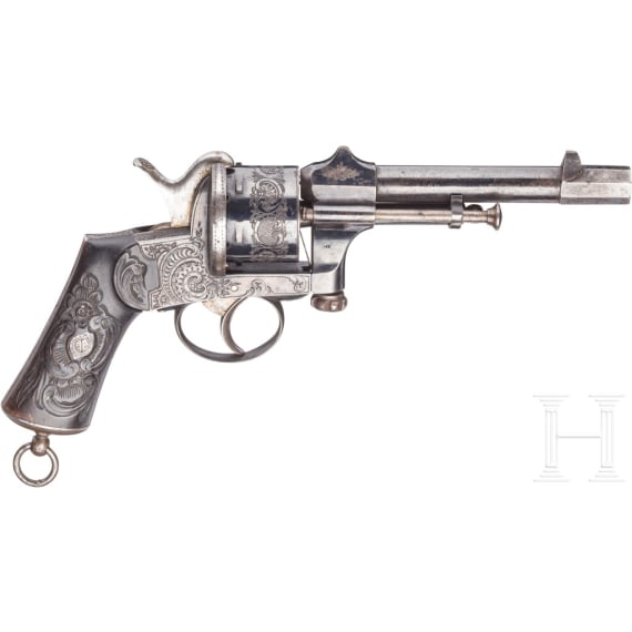 Stiftfeuerrevolver System Mariette, Belgien, um 1865
