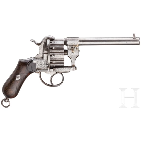 Stiftfeuerrevolver J. Chaineux, Belgien, um 1870